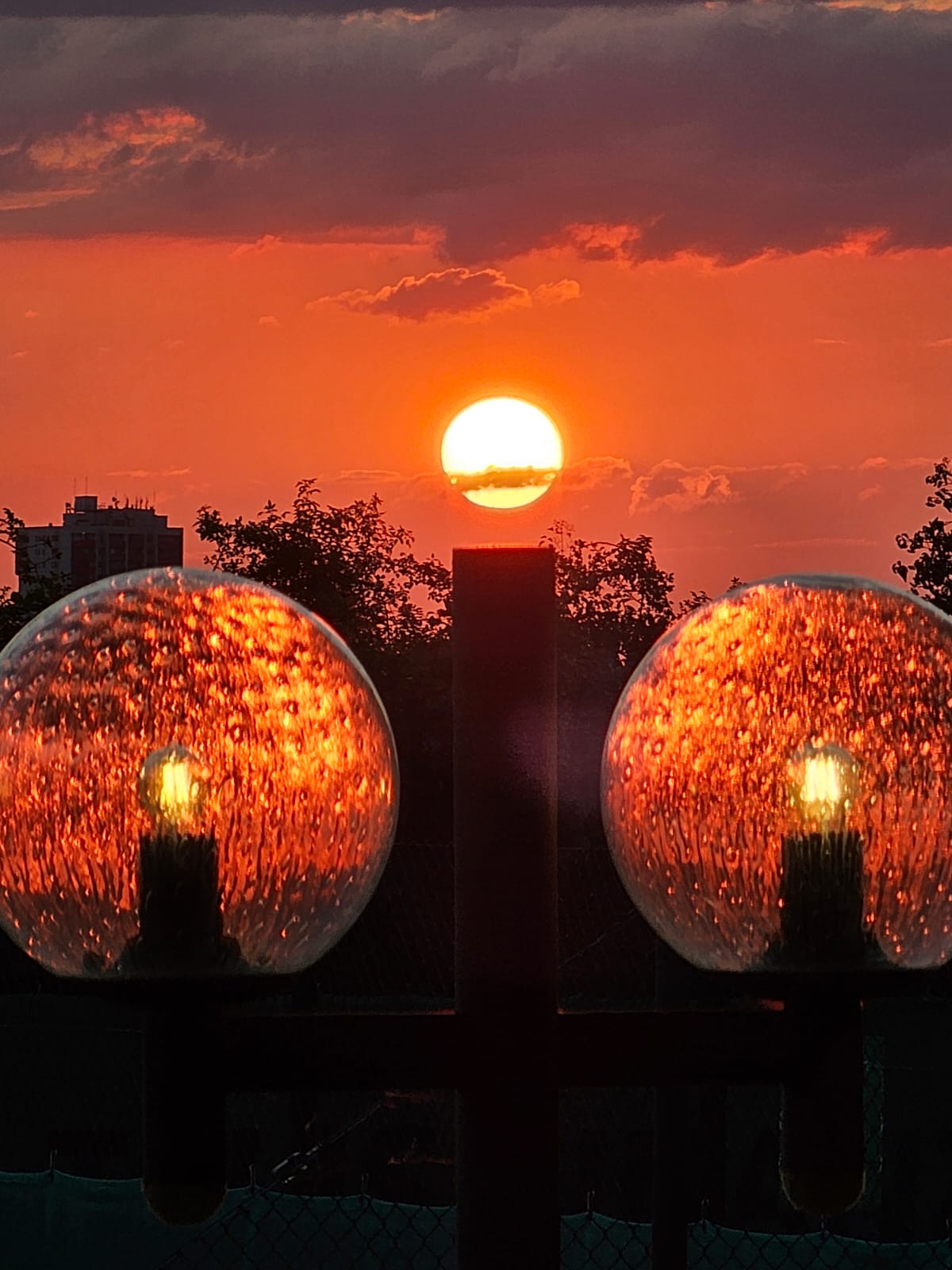 Sternenhof sonnenuntergang